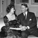 November 1960 the engagement between Princess Astrid and Mr Johan Martin Ferner was announced. Photo: Jan Stage, NTB scanpix.